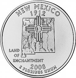 quarter 2008 Large Reverse coin