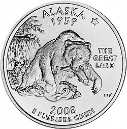 quarter 2008 Large Reverse coin