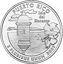 quarter 2009 Large Reverse coin