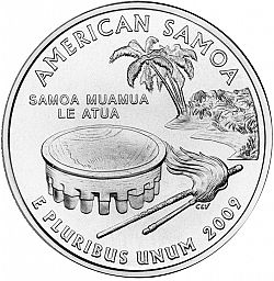 quarter 2009 Large Reverse coin