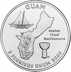 quarter 2009 Large Reverse coin