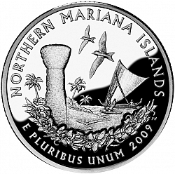 quarter 2009 Large Reverse coin