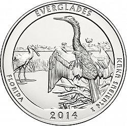 quarter 2014 Large Reverse coin