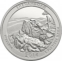 quarter 2014 Large Reverse coin