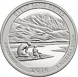 quarter 2014 Large Reverse coin