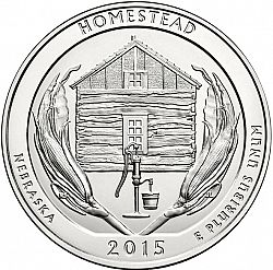 quarter 2015 Large Reverse coin