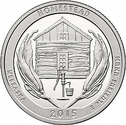 quarter 2015 Large Reverse coin