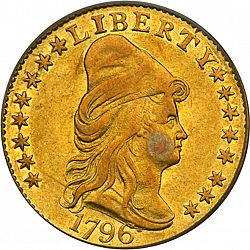 2.50 dollar 1796 Large Obverse coin