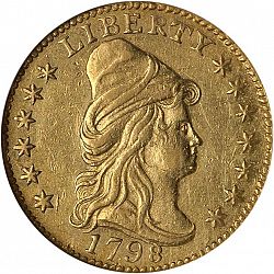 2.50 dollar 1798 Large Obverse coin