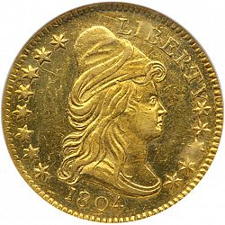 2.50 dollar 1804 Large Obverse coin