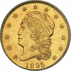 2.50 dollar 1825 Large Obverse coin