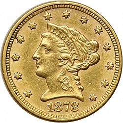 2.50 dollar 1878 Large Obverse coin