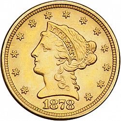 2.50 dollar 1878 Large Obverse coin