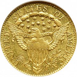 2.50 dollar 1802 Large Reverse coin