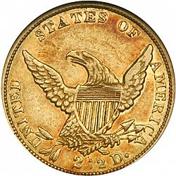 2.50 dollar 1839 Large Reverse coin