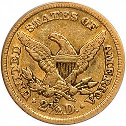 2.50 dollar 1872 Large Reverse coin