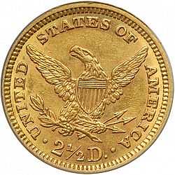 2.50 dollar 1884 Large Reverse coin