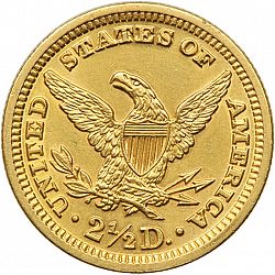 2.50 dollar 1894 Large Reverse coin