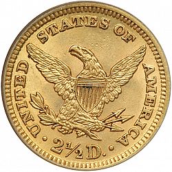 2.50 dollar 1897 Large Reverse coin