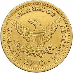 2.50 dollar 1901 Large Reverse coin