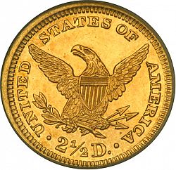 2.50 dollar 1902 Large Reverse coin