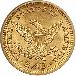 2.50 dollar 1906 Large Reverse coin