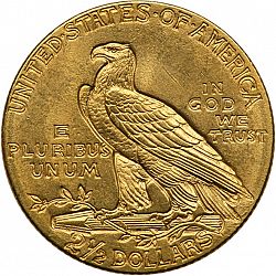 2.50 dollar 1909 Large Reverse coin