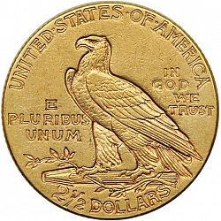 2.50 dollar 1912 Large Reverse coin