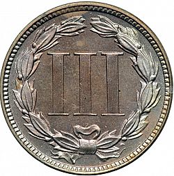 3 cent 1878 Large Reverse coin