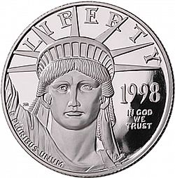 Bullion 1998 Large Obverse coin