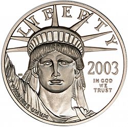 Bullion 2003 Large Obverse coin