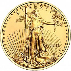 Bullion 2011 Large Obverse coin