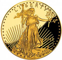 Bullion 2012 Large Obverse coin