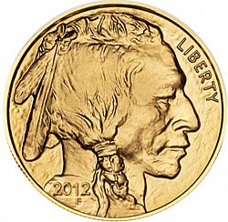 Bullion 2012 Large Obverse coin