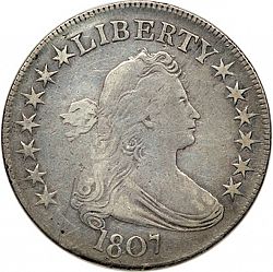 50 cents 1807 Large Obverse coin