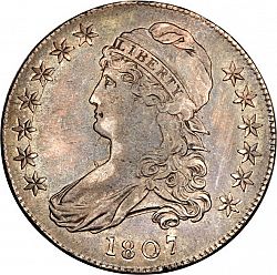 50 cents 1807 Large Obverse coin