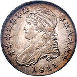 50 cents 1811 Large Obverse coin