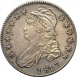 50 cents 1817 Large Obverse coin