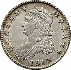 50 cents 1819 Large Obverse coin