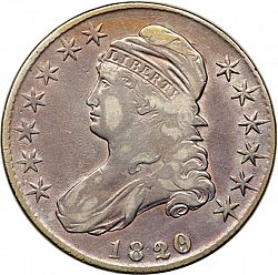50 cents 1820 Large Obverse coin