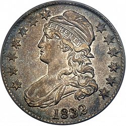 50 cents 1832 Large Obverse coin