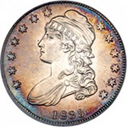 50 cents 1835 Large Obverse coin