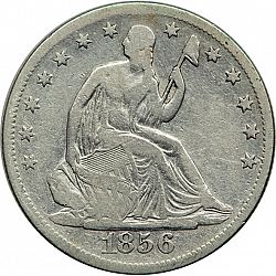 50 cents 1856 Large Obverse coin