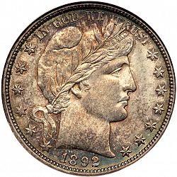 50 cents 1892 Large Obverse coin