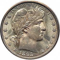 50 cents 1893 Large Obverse coin