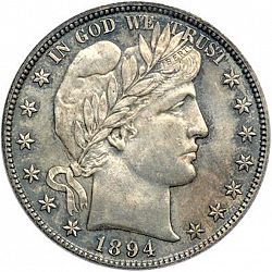 50 cents 1894 Large Obverse coin