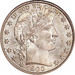 50 cents 1900 Large Obverse coin