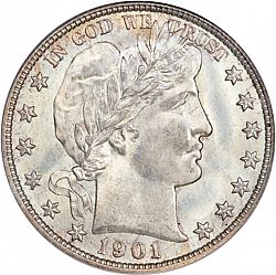 50 cents 1901 Large Obverse coin