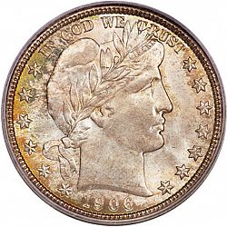 50 cents 1906 Large Obverse coin