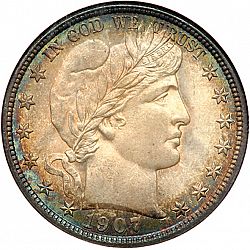 50 cents 1907 Large Obverse coin